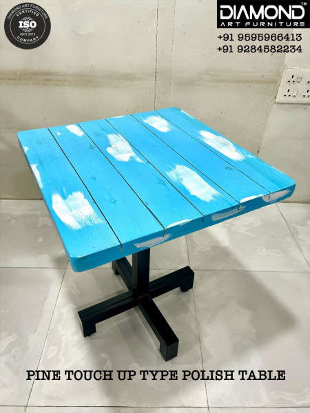 Pine touch up type polish table